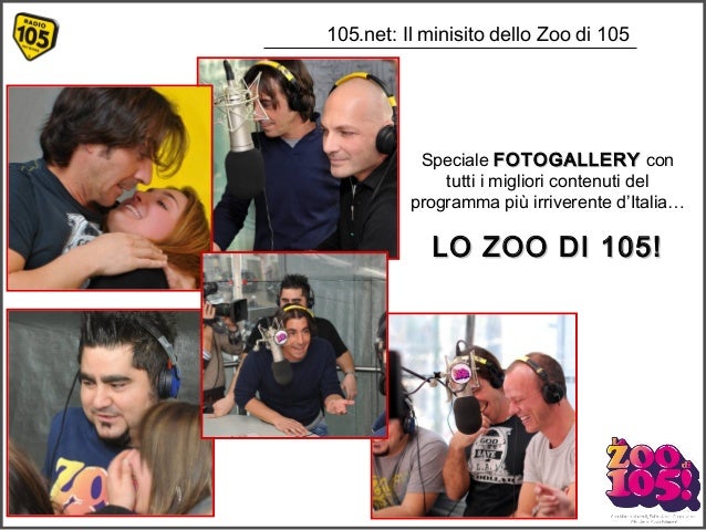 SCENETTE DELLO ZOO DI 105 SCARICARE